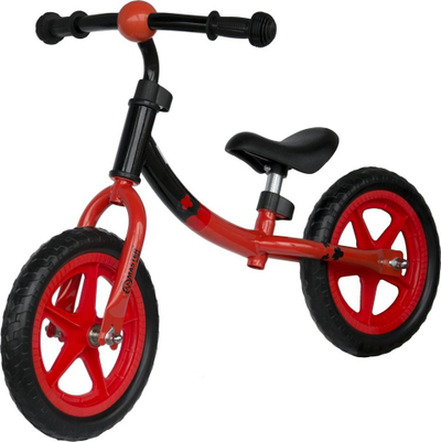 Biçikletë balancu MASTER Poke, rrota 12", hekur, e kuqe