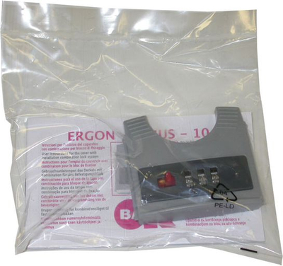 Kopertinë bravë sigurie Okbaby Blocco Safe OKB-6611, pjesë zëvendësuese, plastike, gri