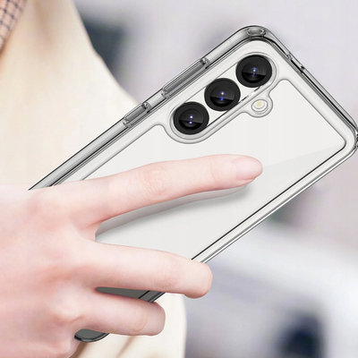 Футрола за телефон Hurtel Outer Space за Samsung Galaxy S25 Edge, флексибилна рамка, полупроѕирна