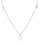 Qafore për femra JVD SVLN0334XH20000, 45 cm, e argjendtë
