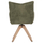Kolltuk ngrënieje Quill 61x57,5x91Hcm (HM9843.05), gjelbër