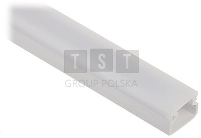 Profil me kapak për shirita LED KI LED 15X10 M, montim sipërfaqe, 2m, i bardhë