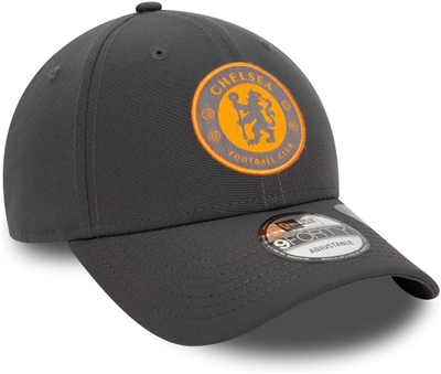 Kapelë New Era Chelsea FC 9FORTY Lion Crest, Repreve, e rregullueshme, gri