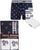 Set çorape dhe mbathje për meshkuj Jack&Jones Jacxmas Candy Men, të kaltra/bardha