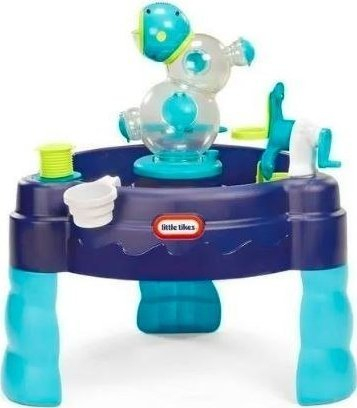 Tavolinë uji për fëmijë Little Tikes 3 në 1 Bubble, lojë me flluska, plastike, shumëngjyrëshe