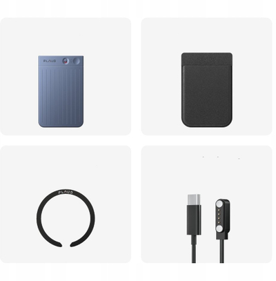Diktafon Plaud AI Note, 64GB, reduktim zhurme AI, blu
