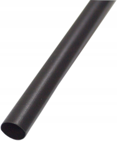 Tub tkurrës me nxehtësi RADPOL 6.4/3.2 mm, 1m, i zi