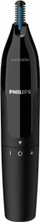 Prerëse qimesh Philips Nosetrimmer Series 1000 NT1650/16, për hundë dhe veshë, me bateri, gri