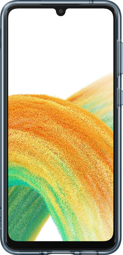 Mbrojtëse telefoni Samsung Slim Strap Cover për Galaxy A33, e zezë