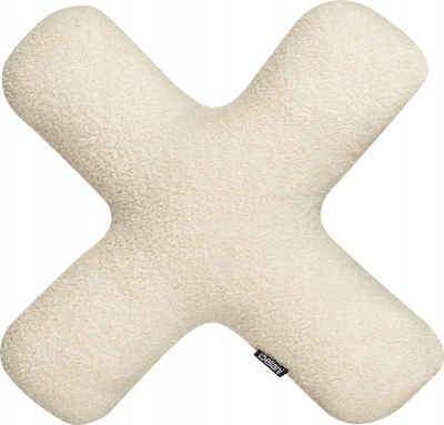 Set jastëkësh dekorativë Beliani HESPERIS, 2 copë teddy, bouclé, bezhë