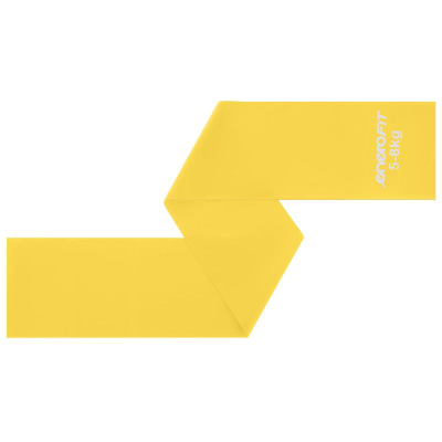 Shirit rezistence Enero Fit Latex Band, 2m, 5-8 kg, i verdhë
