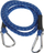 Rrip gome për bagazh XQMAX, 80 cm, me karabiner, blu