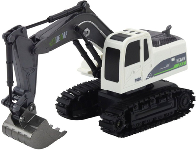 Lodër ekskavator RC Heavy Truck, 1:24, drita dhe tinguj, e bardhë