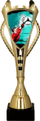 Kupë dekorative futbolli Plastic Golden Cup 7243/SOC3-B, 41.5cm, plastikë dhe metal, ngjyrë ari