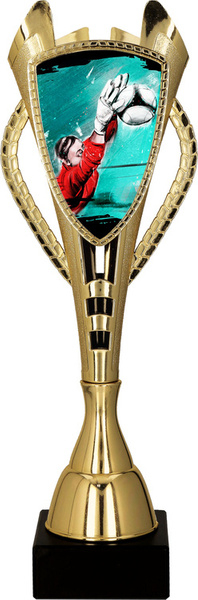 Kupë dekorative futbolli Plastic Golden Cup 7243/SOC3-B, 41.5cm, plastikë dhe metal, ngjyrë ari