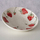 Enë dekorative Boltze Home Strawberry, qeramike, 34 cm, e kuqe me të bardhë