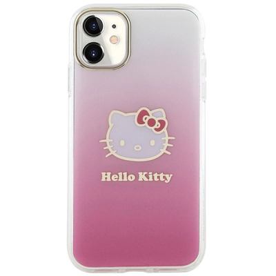 Mbulesë telefoni Hello Kitty HKHCN61HDGKEP, iPhone 11 Xr 6.1", hardcase TPU, rozë gradient