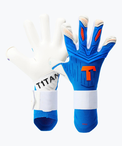 Doreza për portier T1tan Alien2.0GravityBlue, Size 9, kaltër/bardhë