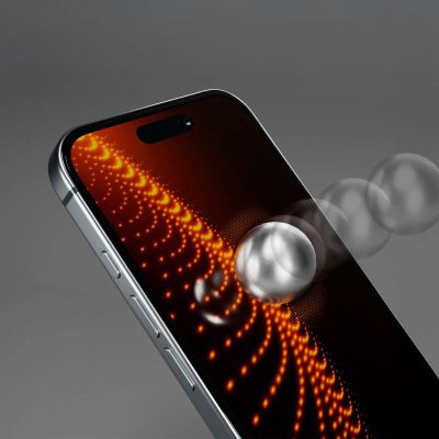 Qelq mbrojtës telefoni SBS për Apple iPhone 16, material D3O, 1 copë, transparent