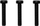 Set vida EKWB EK Loop Hex Key Screw Set M4x20mm, 3 copë, i zi
