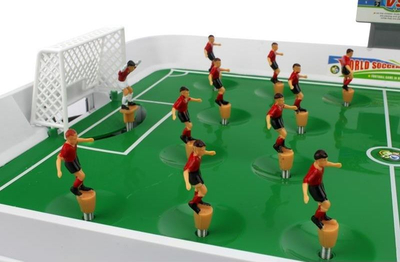 Lojë tavoline futbolli World Styles 68008, 52 x 36 cm, 22 lojtarë, shumëngjyrëshe