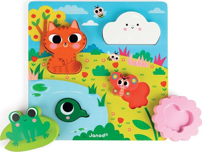 Puzzle druri Janod Kukafshehti në Natyrë, 6 pjesë, shumëngjyrësh
