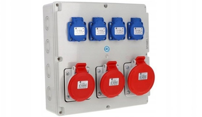 Орман распределувач Спамел SB-007005-S0050-54, 5x32A, IP54, сив