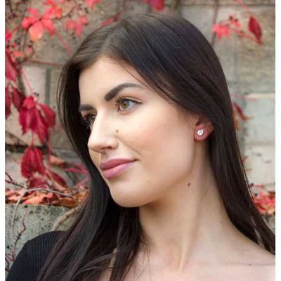 Set bizhuterish Beneto AGSET188R, argjend 925, zirkon transparent, ngjyrë argjendi