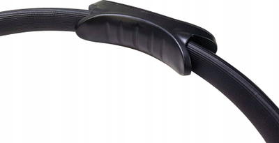 Rreth pilatesi Tunturi Ring, 37 cm, me doreza shkumë, ngjyrë e zezë