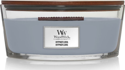 Qiri me aromë WoodWick Hypnoflora Ellipse, HearthWick, erë jasemini dhe vanilje