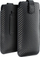 Këllëf telefoni Fontastic Pocket Carbon Size 03, universal, me rrip brezi, i zi