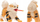 Figurina lodër Pokemon Select Evolution Arcanine edhe Growlithe, set 2 copë, shumëngjyrëshe