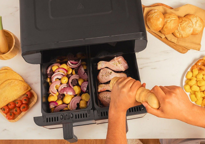 Fritezë me ajër Cecotec Cecofry Advance 9000 Inox, 9L, 2800W, e zezë