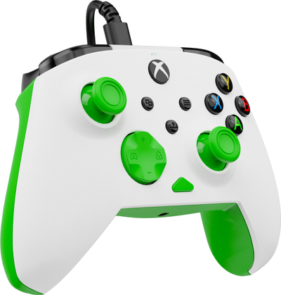 Kontroller lojrash Turtle Beach Rematch Core, me kabllo, për Xbox Series X S dhe PC, i bardhë me jeshile