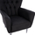Kolltuk chesterfield PU 87×88×100 cm (HM9217.01), zezë