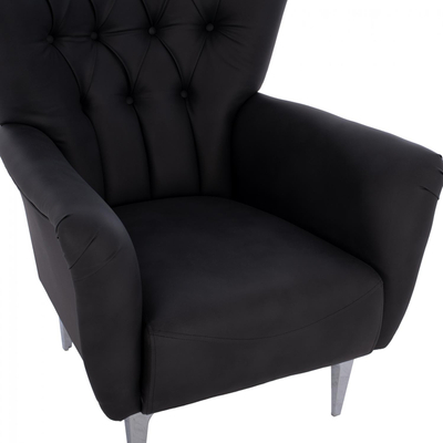Kolltuk chesterfield PU 87×88×100 cm (HM9217.01), zezë