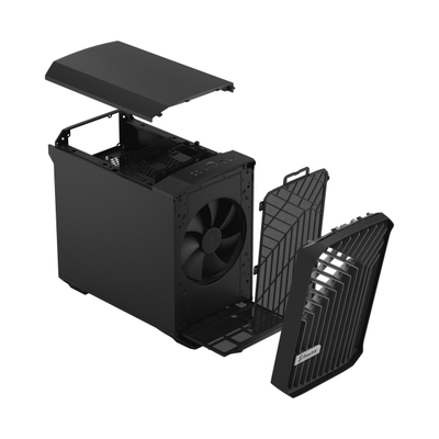 Kasë Fractal Design Torrent Nano Black Solid, e zezë