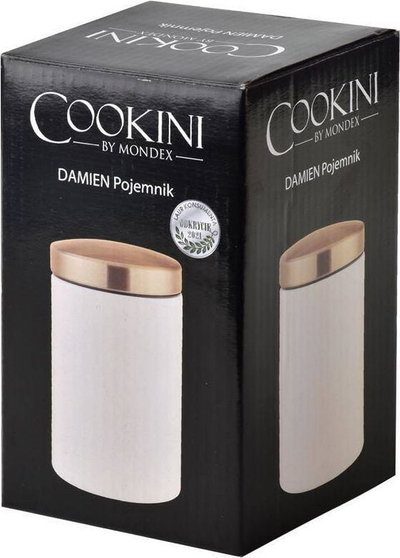 Enë kuzhine Cookini Damien, 800ml, metal, e bardhë