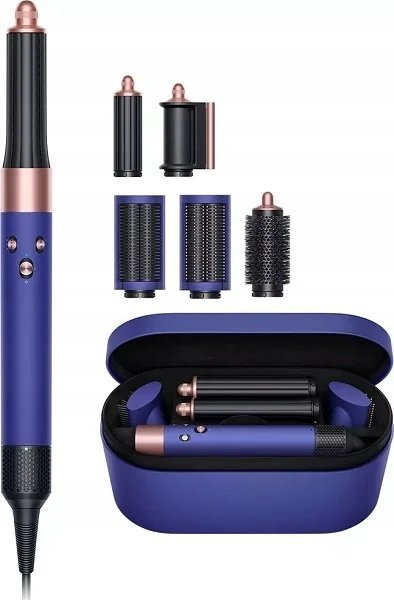 Stajler flokësh Dyson Airwrap Complete Long, multistyler, me 6 aksesorë, blu rozë