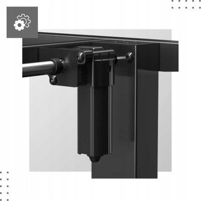 Kornizë elektrike tavoline Xeno 4.1, lartësi 72-118 cm, mban deri 80 kg, e zezë