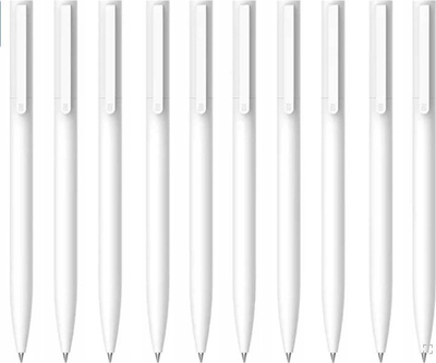 Stilolaps Xiaomi Ballpoint Pen BHR8857GL, set 10 copë, ngjyrë e bardhë