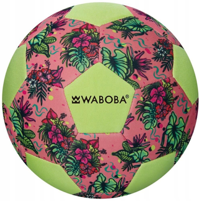 Top futbolli Waboba Soccer Ball Tropical Series, 21.5cm, i papërshkueshëm nga uji, shumëngjyrësh