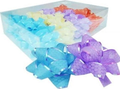 Set dekorativ rozeta “Rosette Mix”, 24 copa, 6 cm, shumëngjyrësh