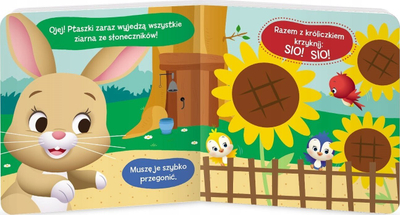 Libër për fëmijë AMEET Disney Toddler Helpful Bunny, kapak i fortë, në polonisht