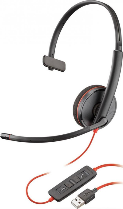 Kufje Poly Blackwire C3210 (209744-104), të zeza
