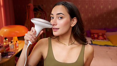 Epilator IPL Philips Lumea 7000 Series SC1998/00, për trup dhe fytyrë, me disa koka, i bardhë