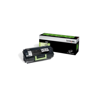 Toner Lexmark 622E, origjinal, 6000 faqe, i zi