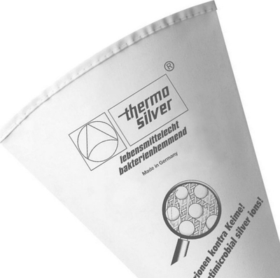 Thes pastiçerie Thermohauser Cotton, 40 cm, pëlhurë pambuku, i bardhë
