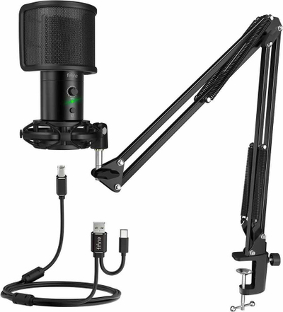 Mikrofon USB Fifine T683, kondensator, kardioid, i zi