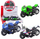 Lodër motor sportiv Racing Sports Motorcycle, me drita, me zë, ngjyra të përziera